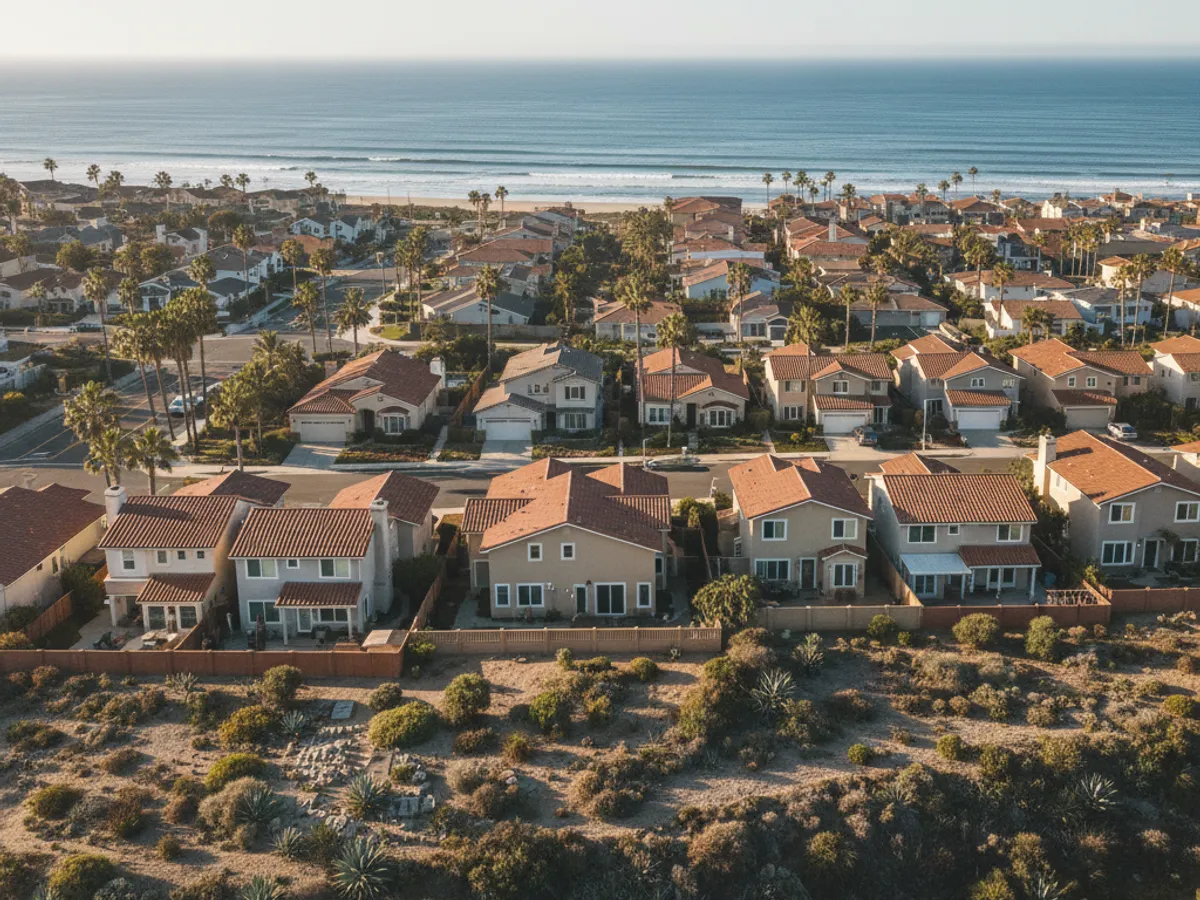 Coastal San Diego County neighborhood near Pacific Beach